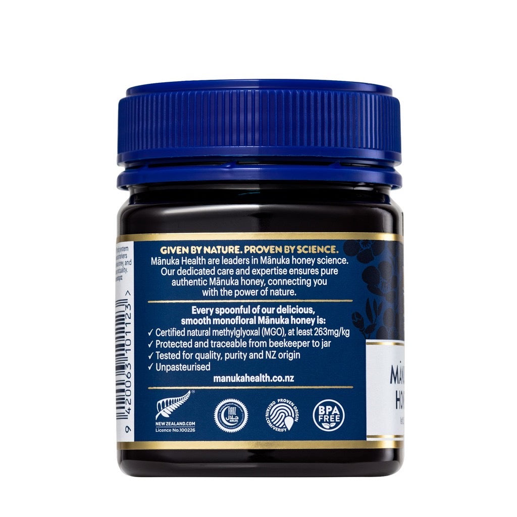 Manuka Health MGO 263+ UMF 10+ Manuka Honey - 100% Pure New Zealand Honey