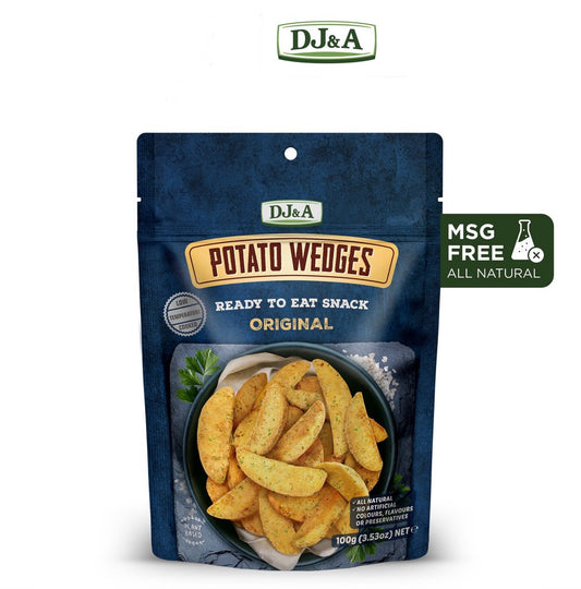 DJ&A Potato Wedges 100g (All Natural, No Added MSG, No GMO)