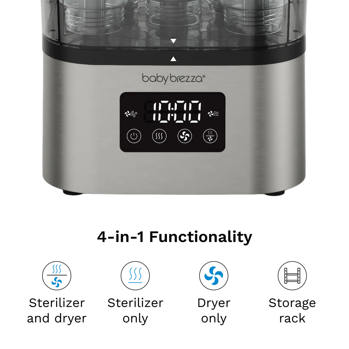 Baby Brezza SuperQuick Sterilizer Dryer (Stainless)