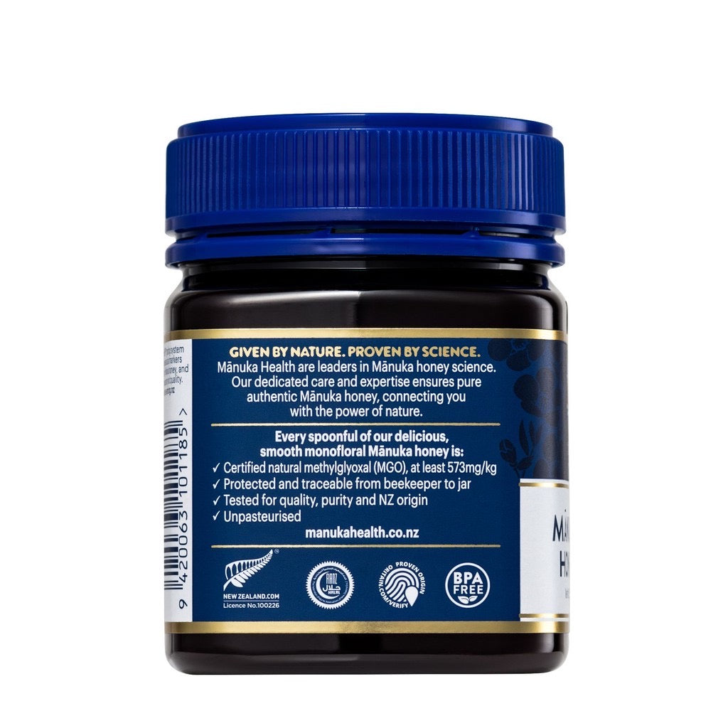 Manuka Health MGO 573+ UMF 16+ Manuka Honey (250g)