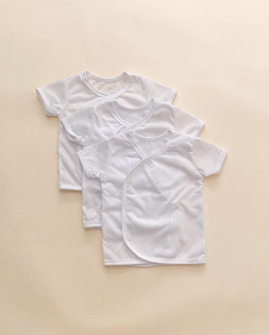Lipton Baby Button Side Short Sleeve Set of 3 #10C