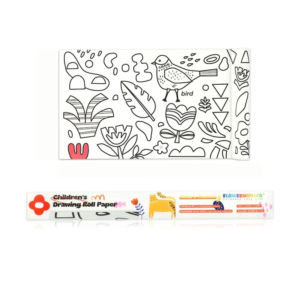 Flower Monaco Drawing Roll