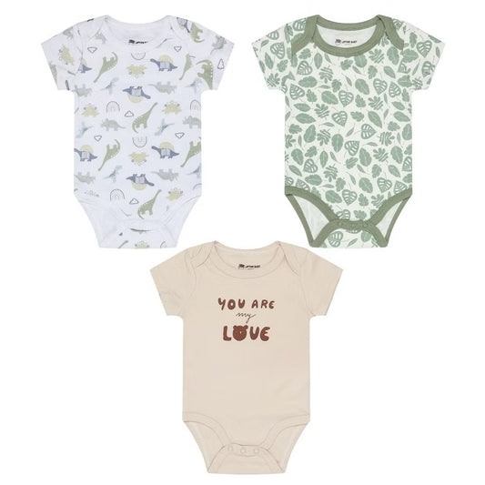 Lipton Baby Boys Rompers/Onesies 3's