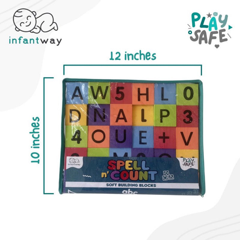 Infantway Play Safe Lil Beginners Foam Puzzle Set