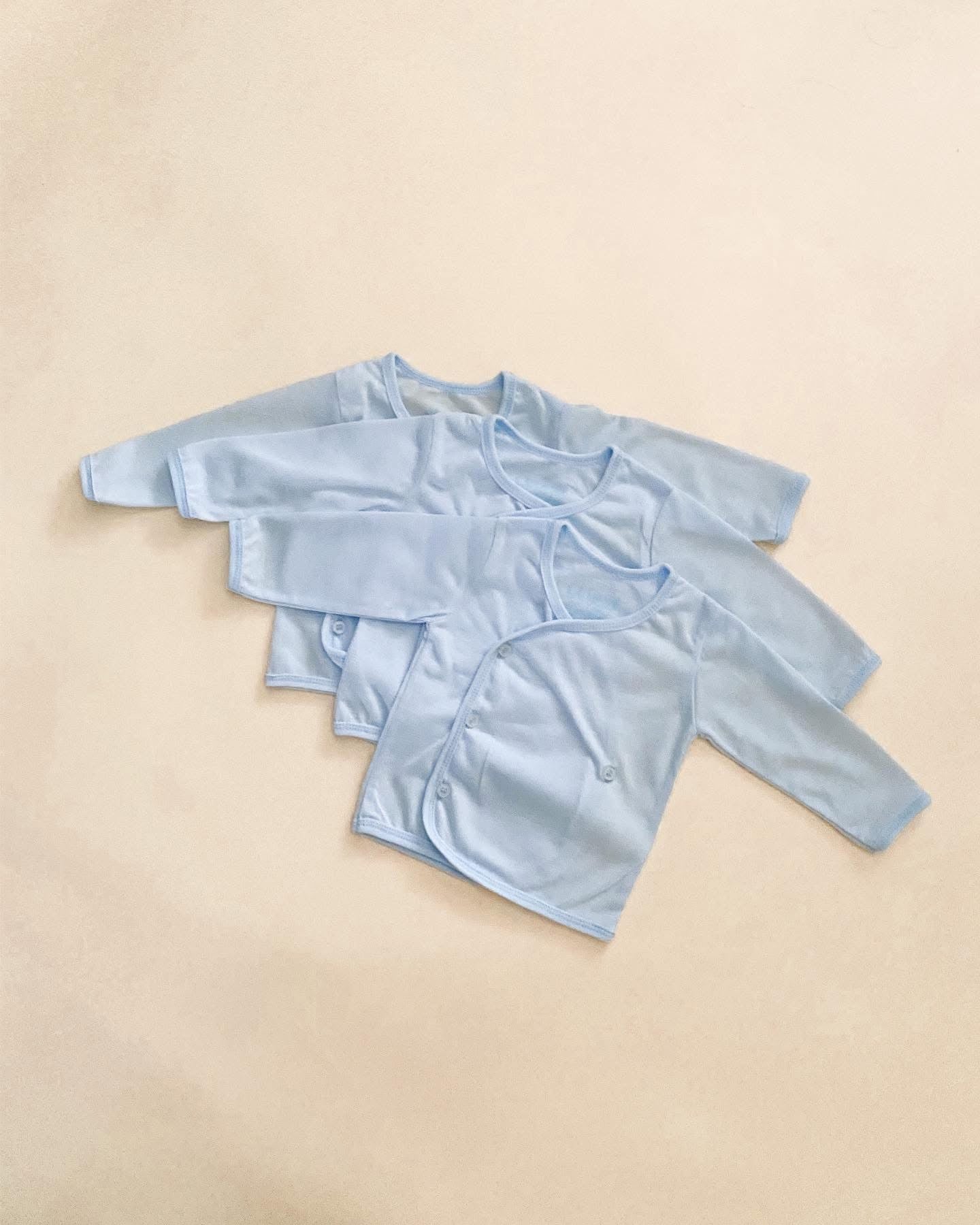 Lipton Baby Button Side Long Sleeve Set of 3 #11C