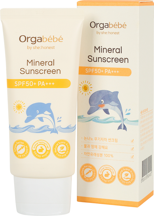 Orgabebe Mineral Sunscreen 50g SPF 50+ PA+++