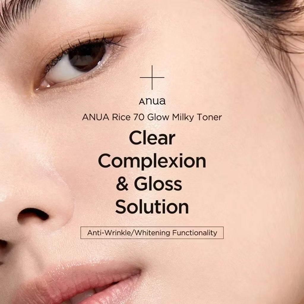 Anua Soothing & Milky Toner Pimple Acne Remover Moisturizing Pore Minimizer Oil Control 40ml