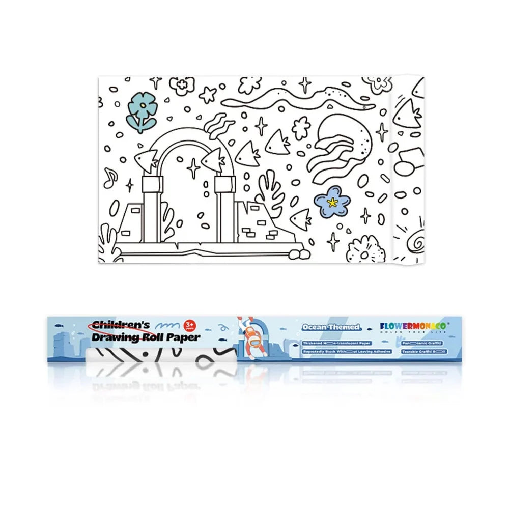 Flower Monaco Drawing Roll