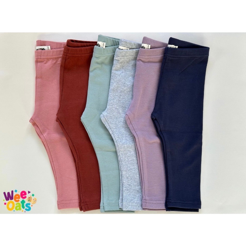 Wee Oats PUDDING - Organic Cotton Baby Unisex Leggings