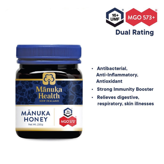 Manuka Health MGO 573+ UMF 16+ Manuka Honey (250g)
