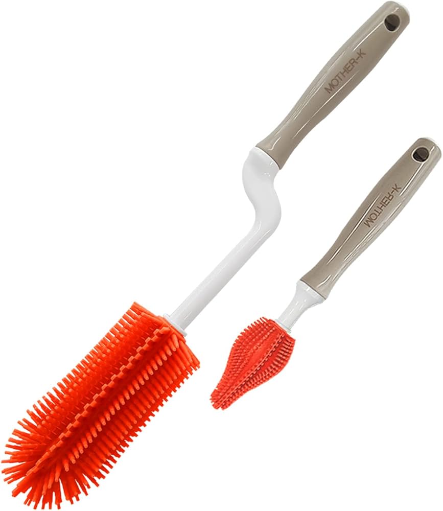 MOTHER-K ROTARY SILICONE BOTTLE BRUSH