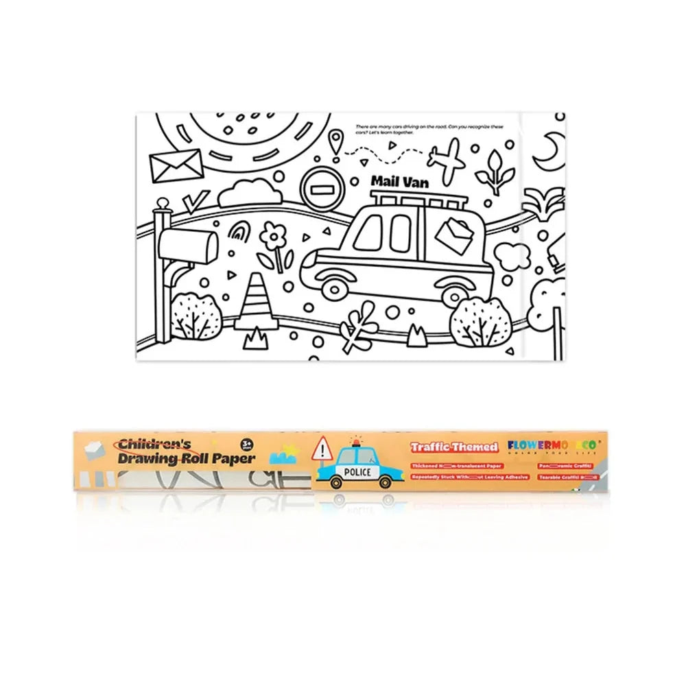 Flower Monaco Drawing Roll