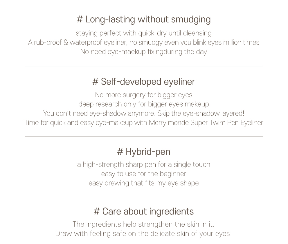 Merrymonde Super Twim Pen Eyeliner