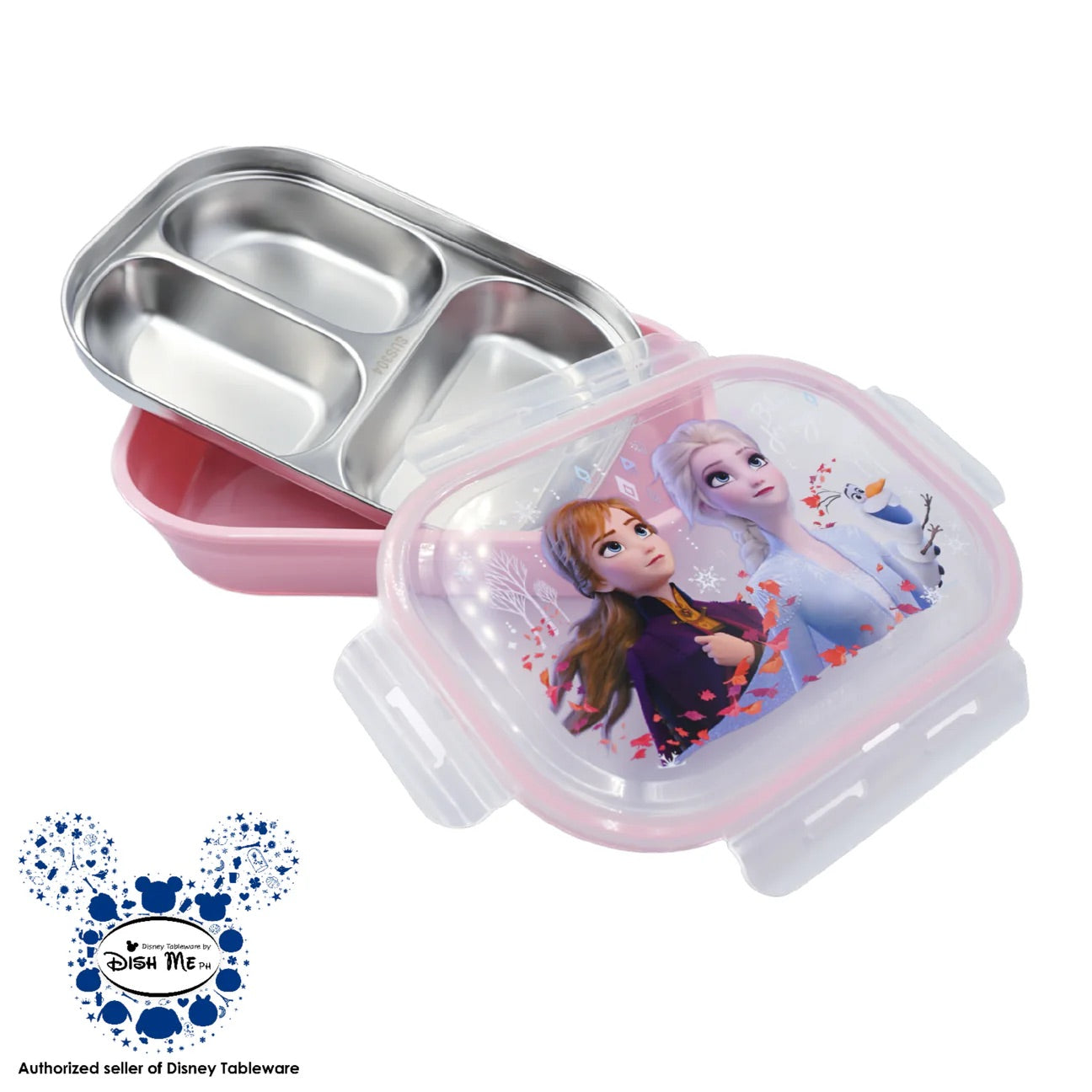 Dish Me Disney 3 Grid Stainless Lunch Box
