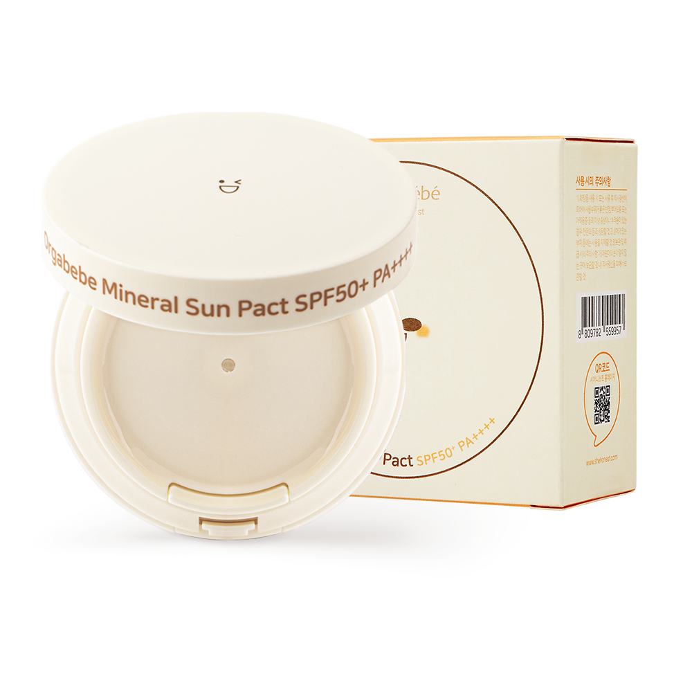Orgabebe Mineral Sun Pact SPF50+ PA+++