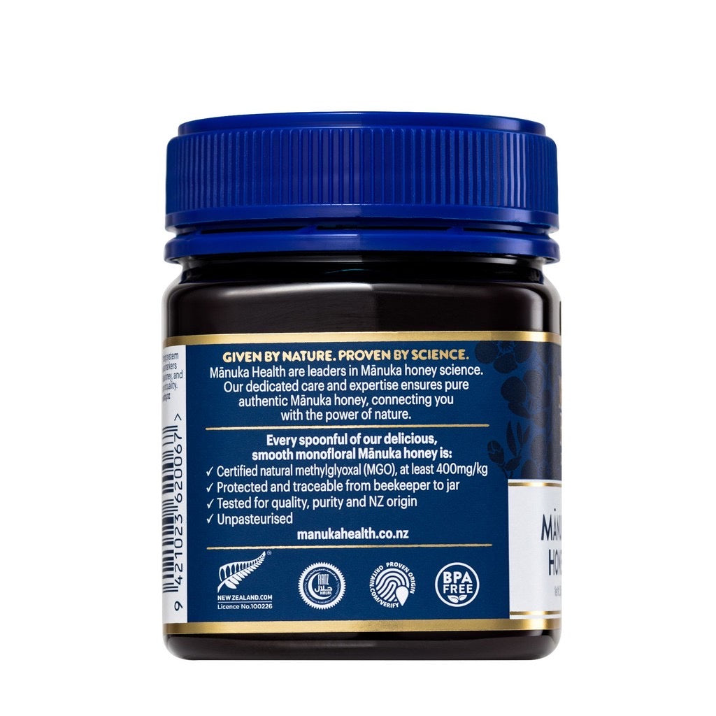 Manuka Health MGO 400+ UMF 13+ Manuka Honey (250g)