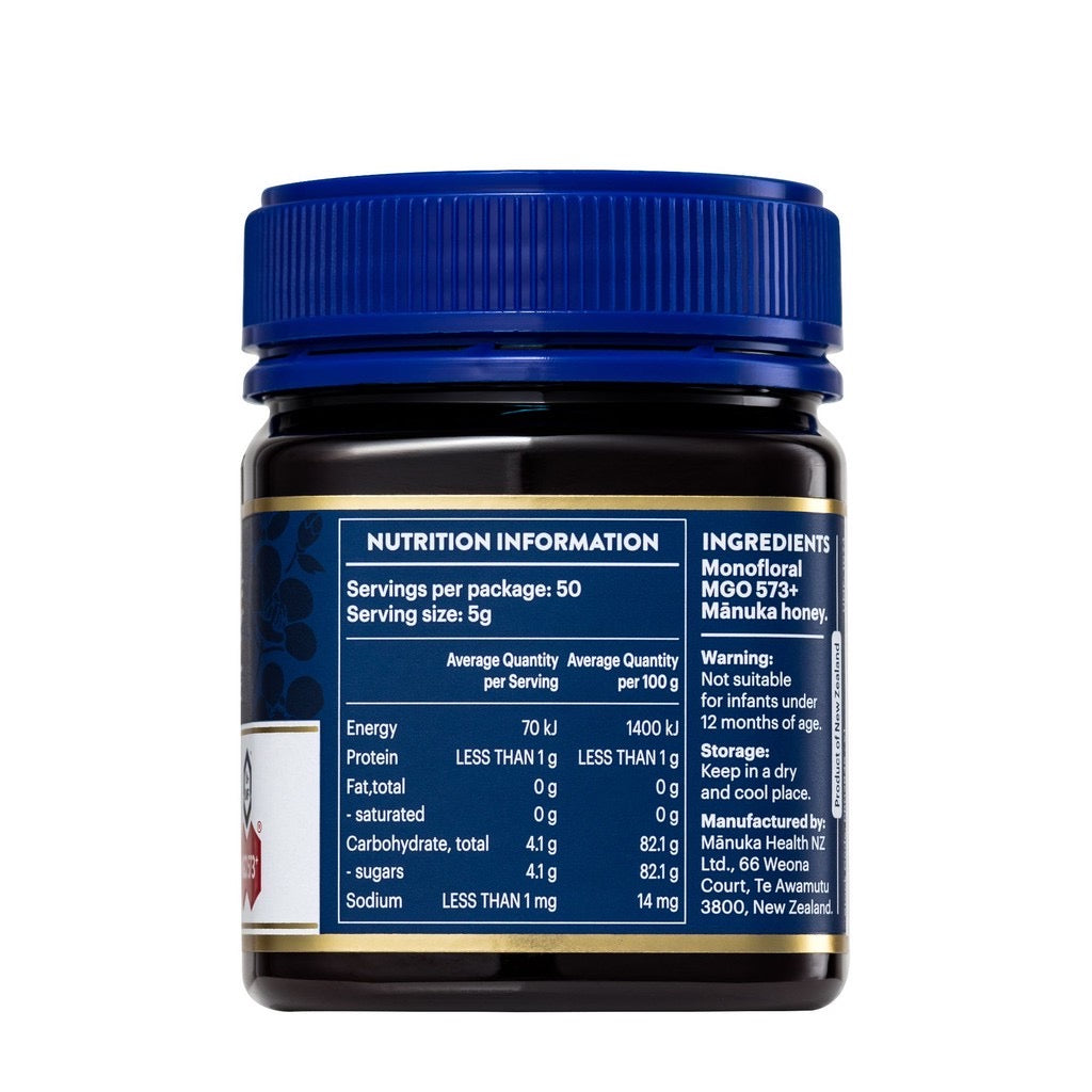 Manuka Health MGO 573+ UMF 16+ Manuka Honey (250g)