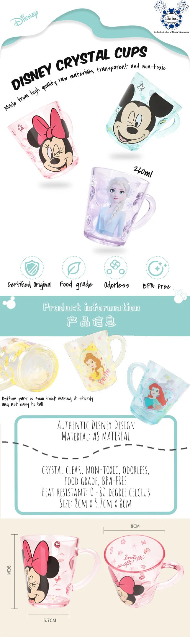 Dish Me Disney Crystal Cup Series