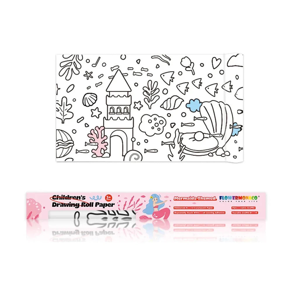 Flower Monaco Drawing Roll