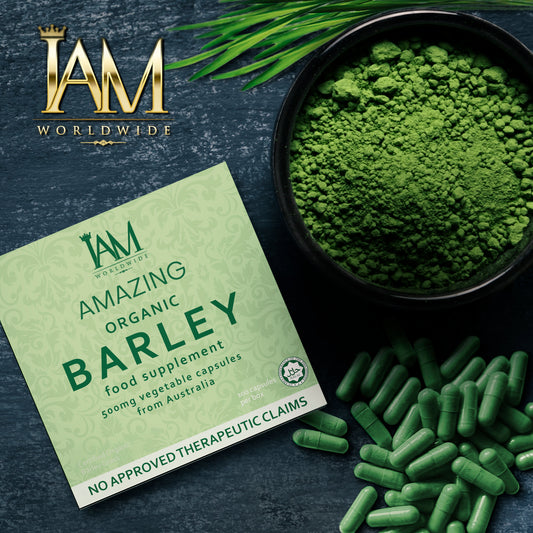 IAM Amazing Pure Organic Barley Capsules