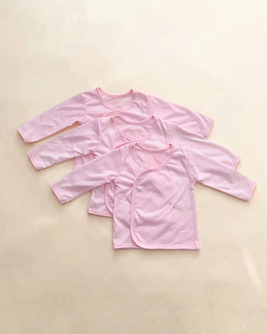 Lipton Baby Button Side Long Sleeve Set of 3 #11C