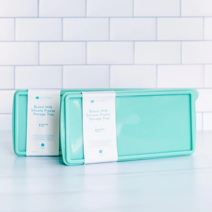 Junobie Breast Milk and Food Storage 10oz Tray- Reusable, Silicone, BPA-Free