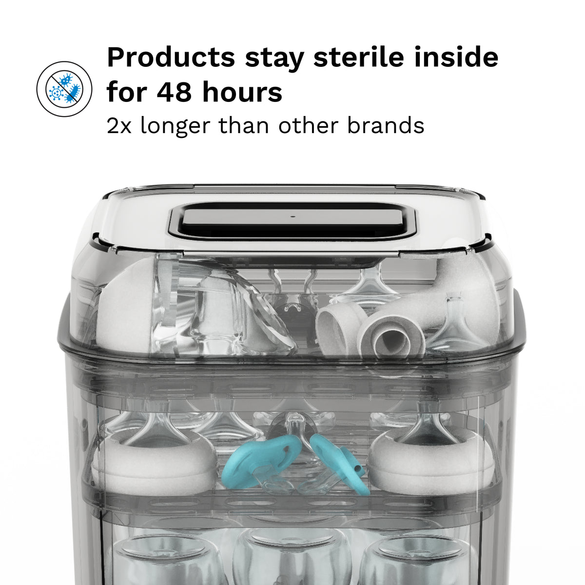 Baby Brezza SuperQuick Sterilizer Dryer (Stainless)