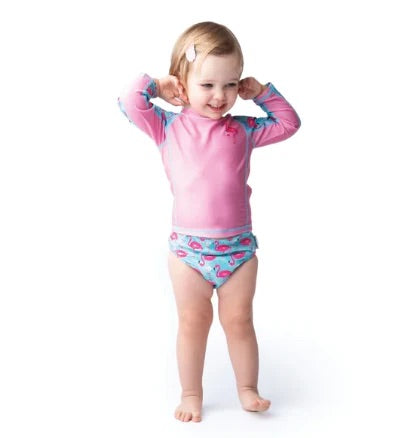 ZOOCCHINI UPF50 3-PIECE SWIM SET (SUNHAT, RASH GUARD, DIAPER)