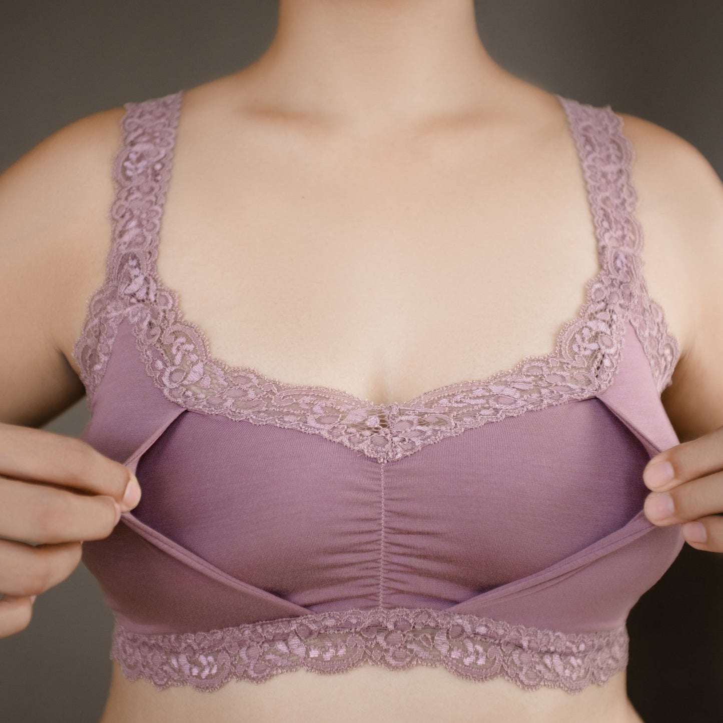 Lily of the Valley Pumping Bralette (Pull Over)