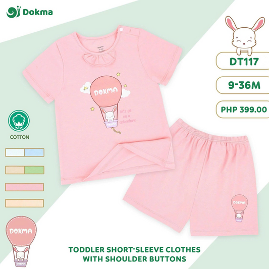Dokma Toddler Short Sleeve Clothes DT117