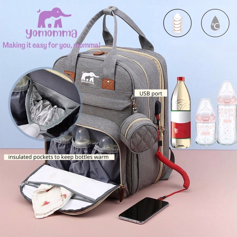 Yomomma Carry All Baby Bag for Baby Essentials