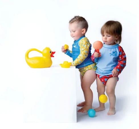 ZOOCCHINI UPF50 3-PIECE SWIM SET (SUNHAT, RASH GUARD, DIAPER)