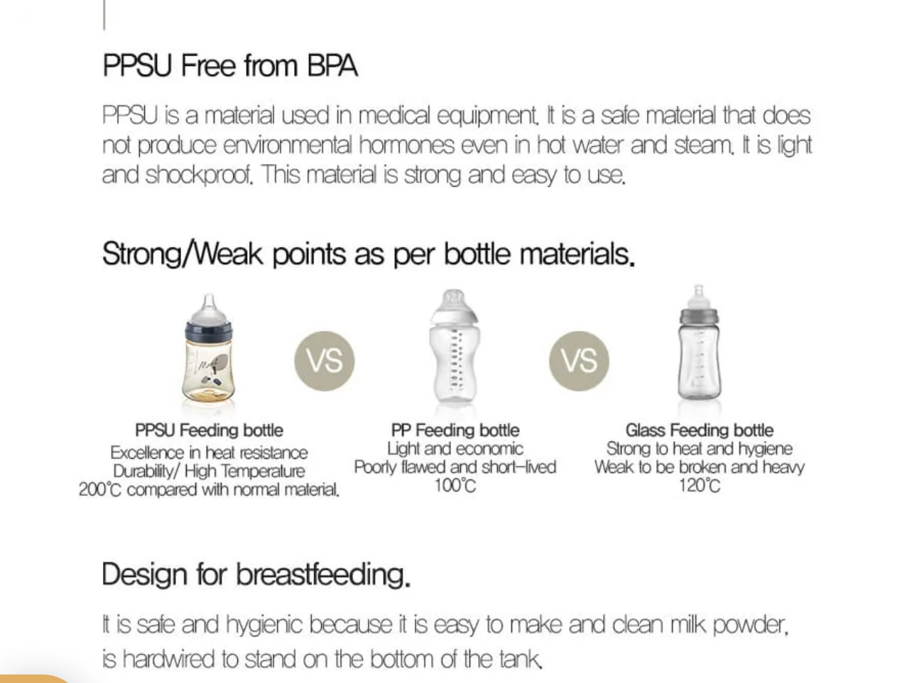 MOTHER-K PPSU FEEDING BOTTLE 180ML