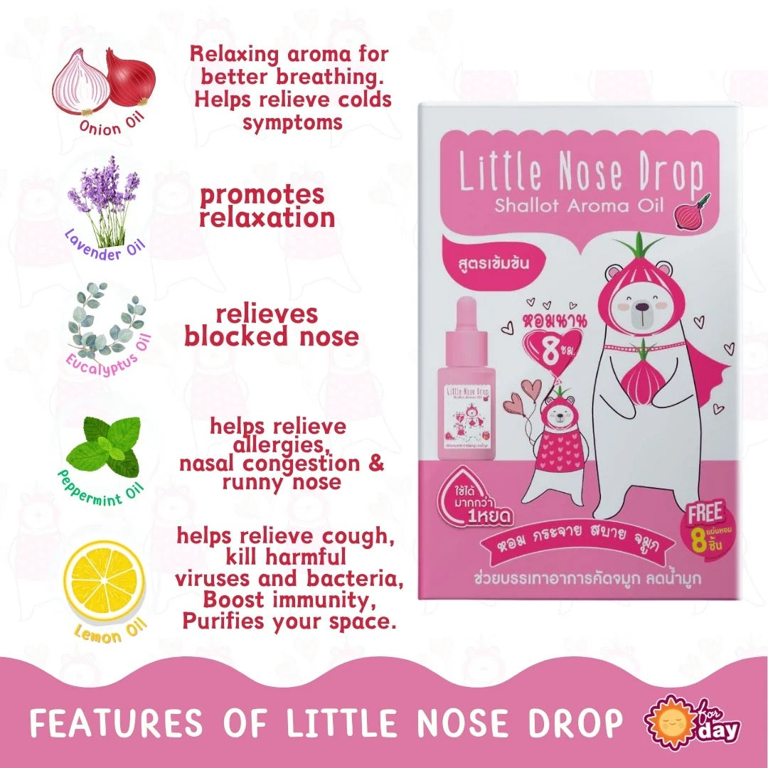 LITTLE HEART - LITTLE NOSE DROP DAYTIME ONION OIL 10ML