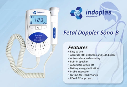 Indoplas Pocket Fetal Doppler Sonoline B