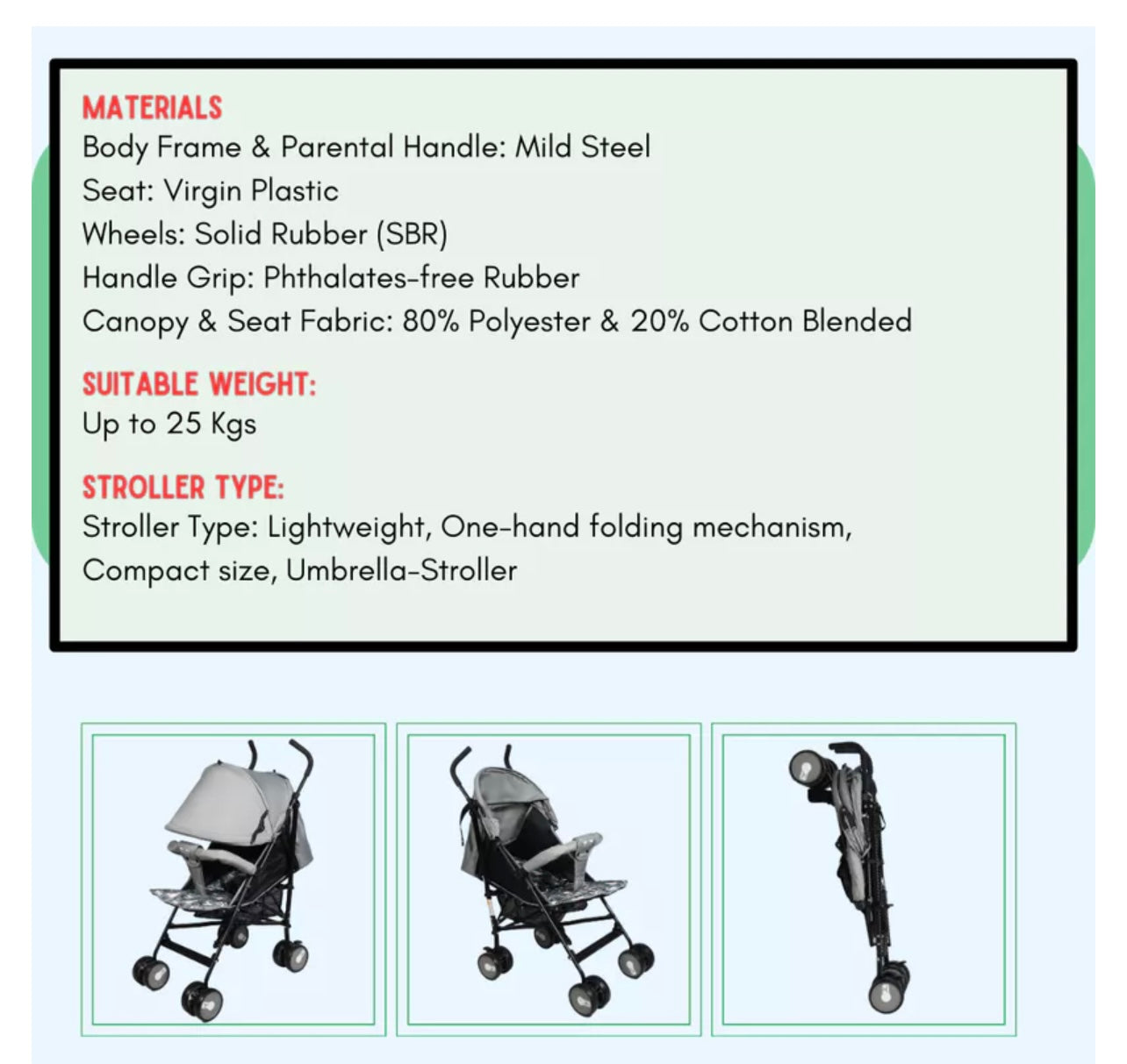 Yoji Baby Legendary Babe S107 Stroller