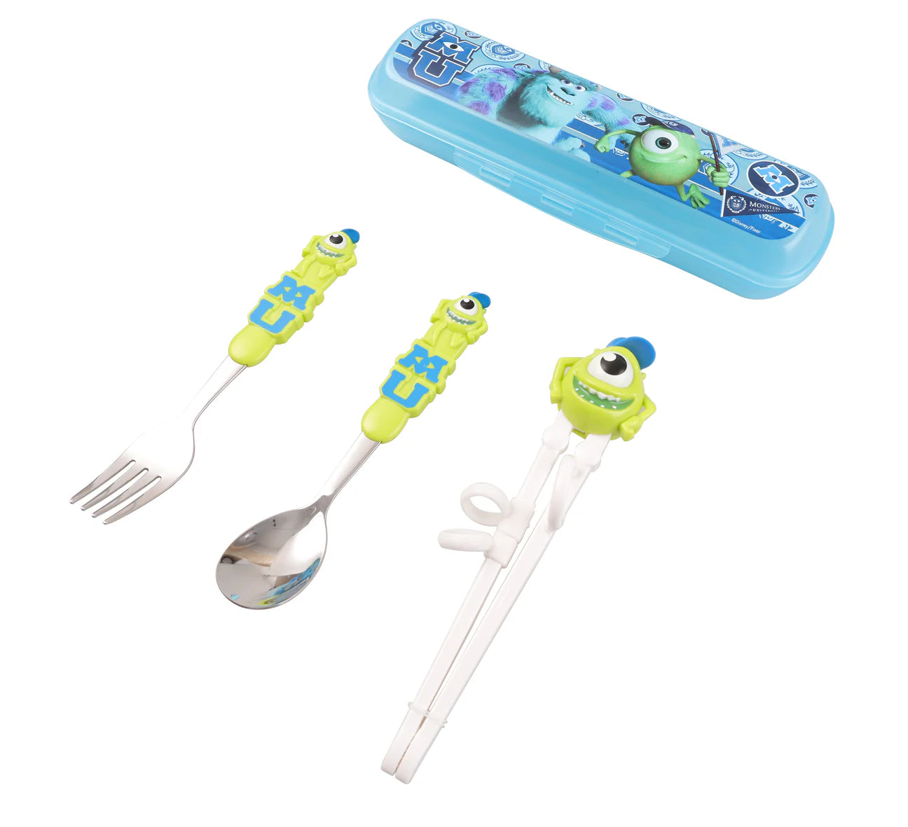 Dish Me Disney 3D Spoon, Fork and Chopsticks Set