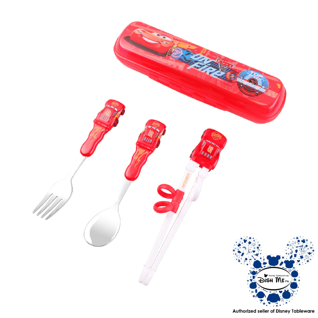 Dish Me Disney 3D Spoon, Fork and Chopsticks Set