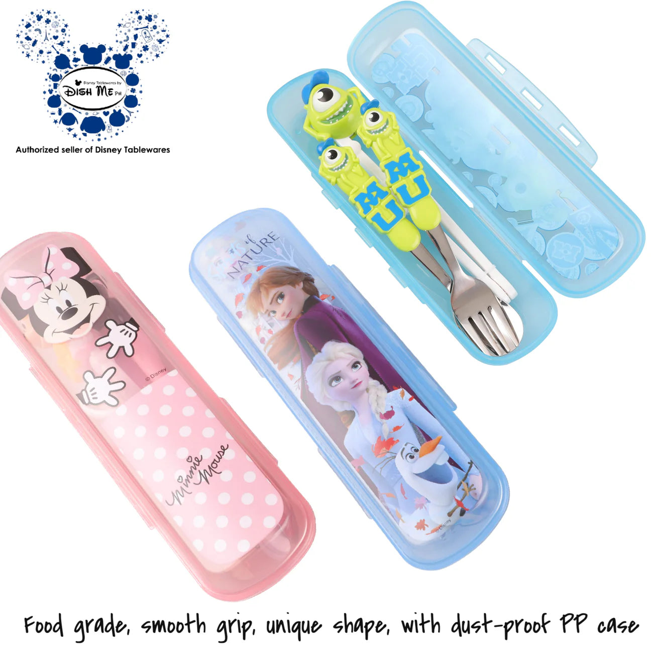 Dish Me Disney 3D Spoon, Fork and Chopsticks Set