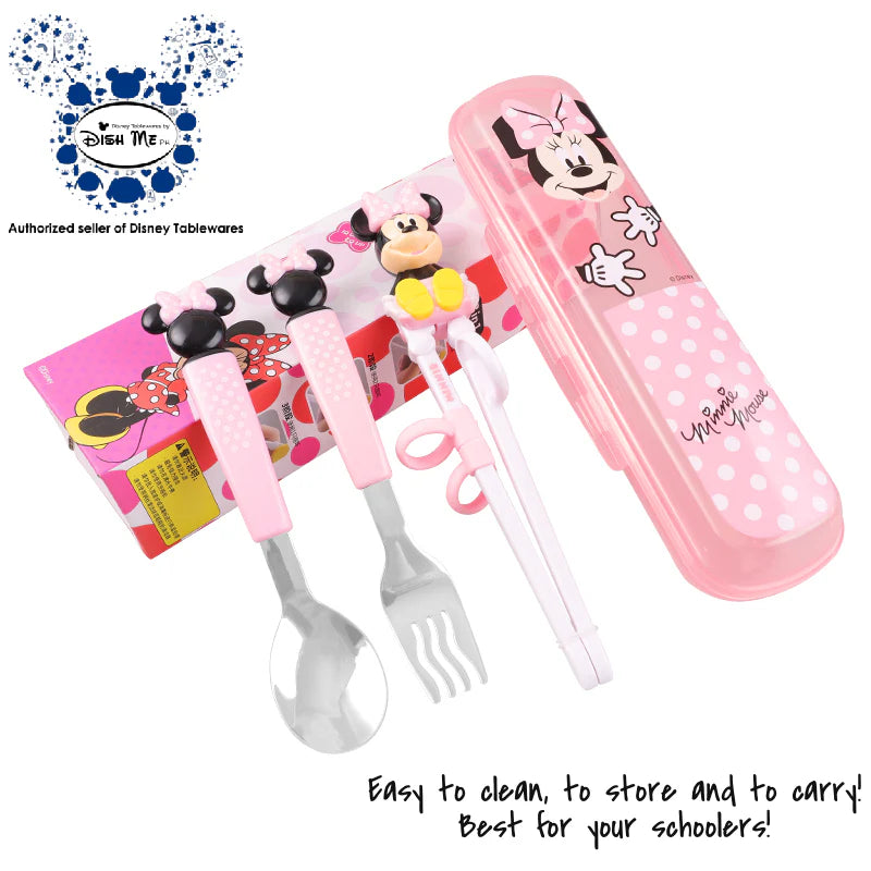 Dish Me Disney 3D Spoon, Fork and Chopsticks Set