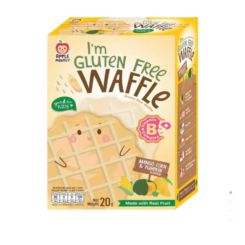 Apple Monkey I'm Gluten Free Waffle