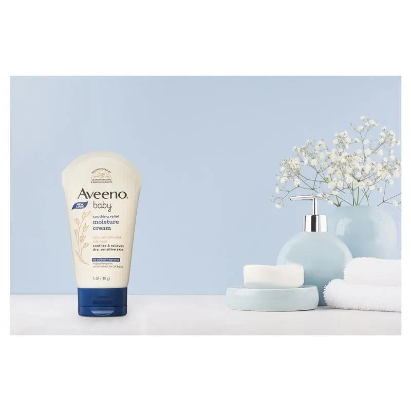 Aveeno Baby Soothing Relief Fragrance Free Moisture Cream 100g