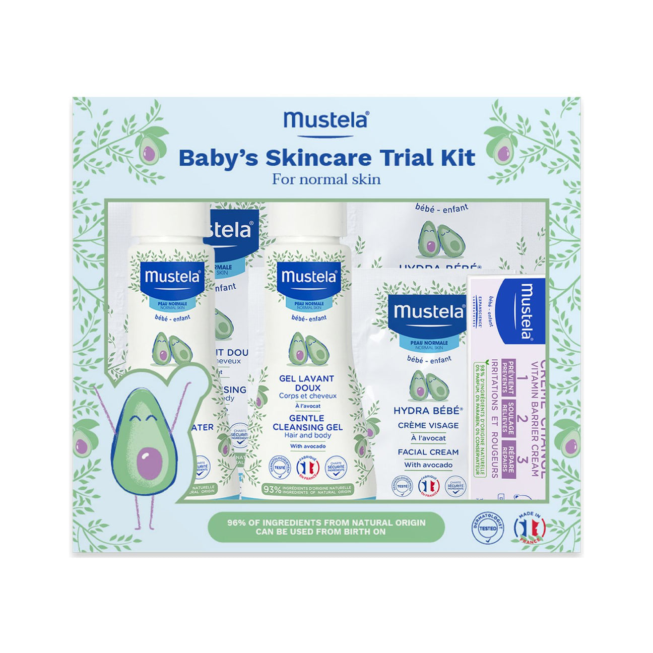 Mustela Baby's Skincare Trial Kit for Normal Skin