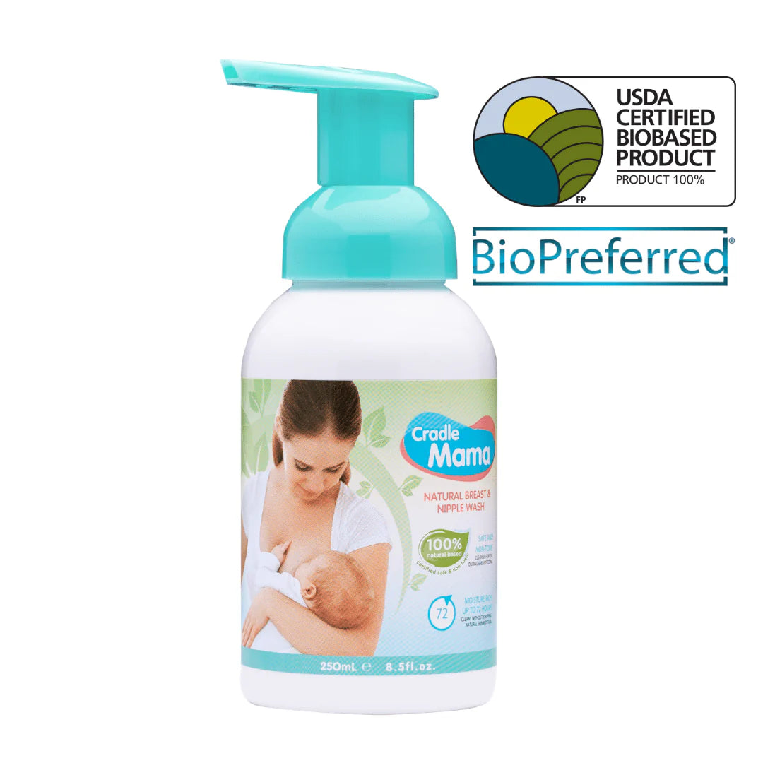 Cradle Mama Natural Breast and Nipple Wash 250ml