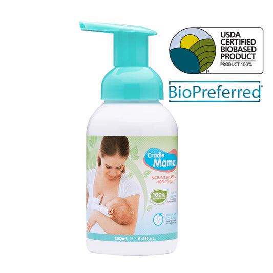 Cradle Mama Natural Breast and Nipple Wash 250ml