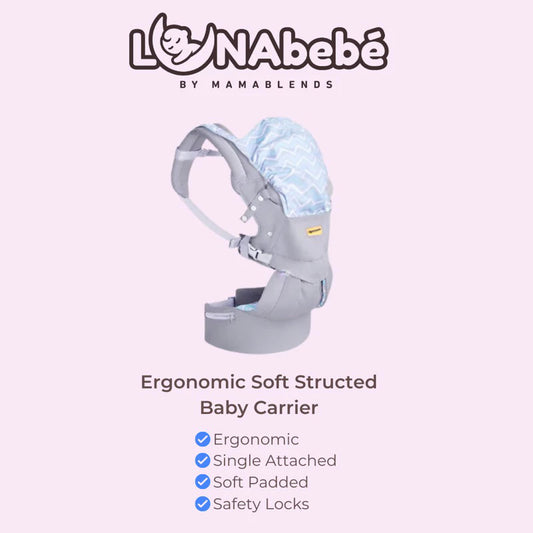 Lunabebe by Mama Blends Ergonomic Baby Carrier (Gray)