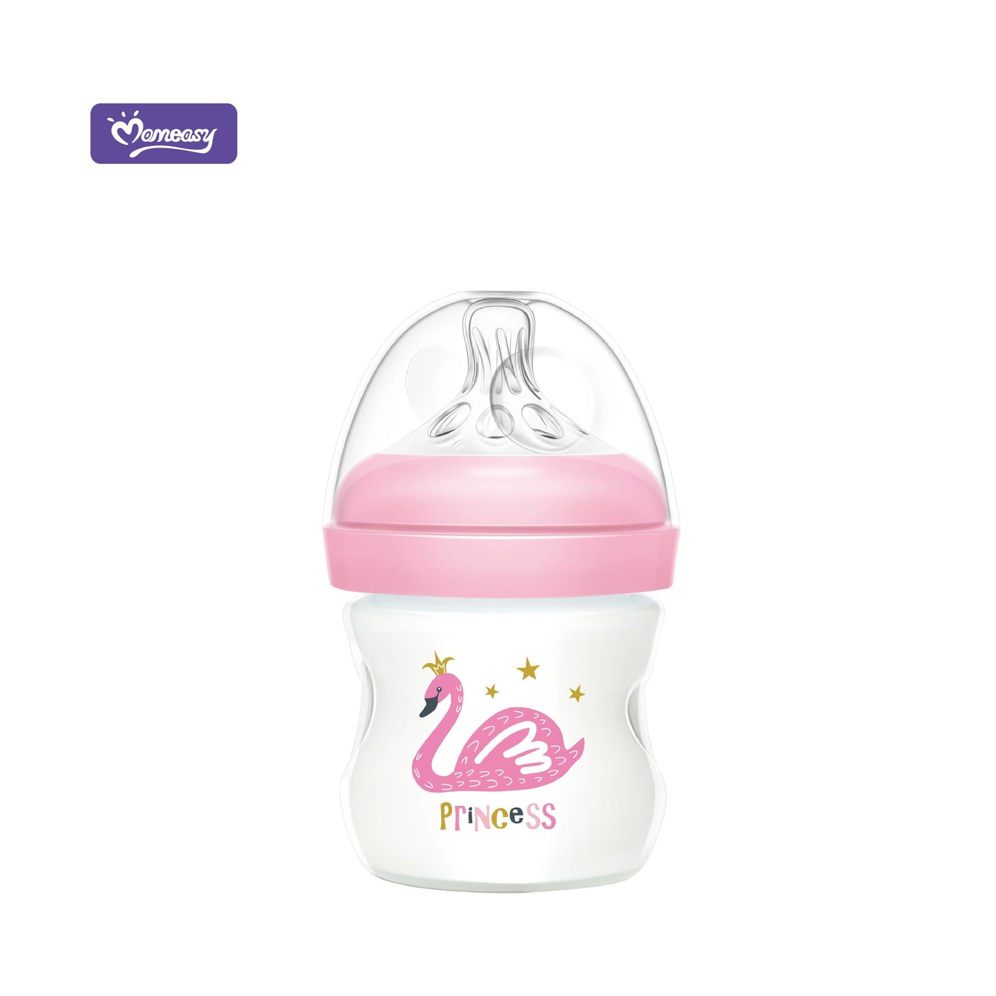 Momeasy 4oz Wide Neck Feeding Bottle