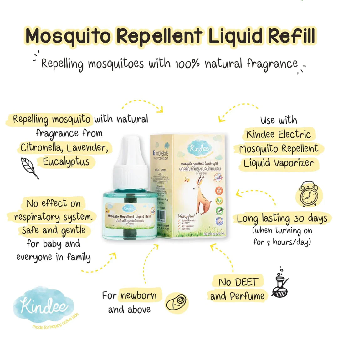 Kindee Mosquito Repellent Liquid Vaporizer Refill