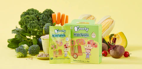Peachy Baby Biscuits with Nine Veggies 12m
