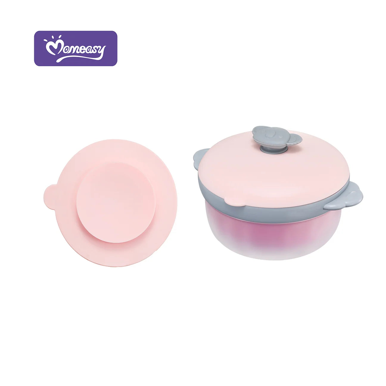 Momeasy Stainless Steel Insulated Feeding Bowl